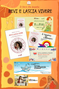 Una pagina con tutte le locandine di festival letterari in cui è stato presentato il libro 